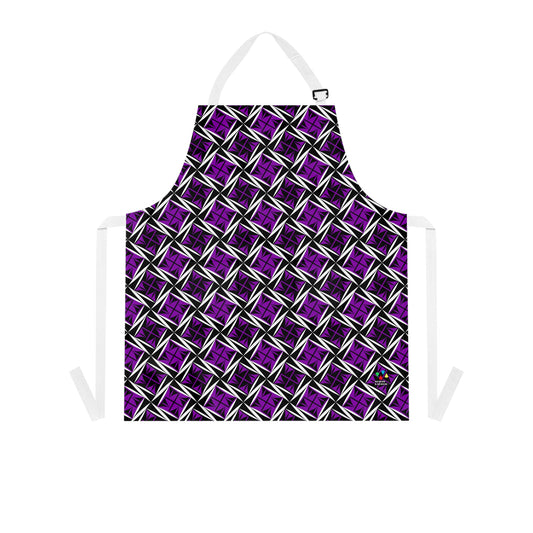 Sacred Winds in Purple Two Pocket Apron