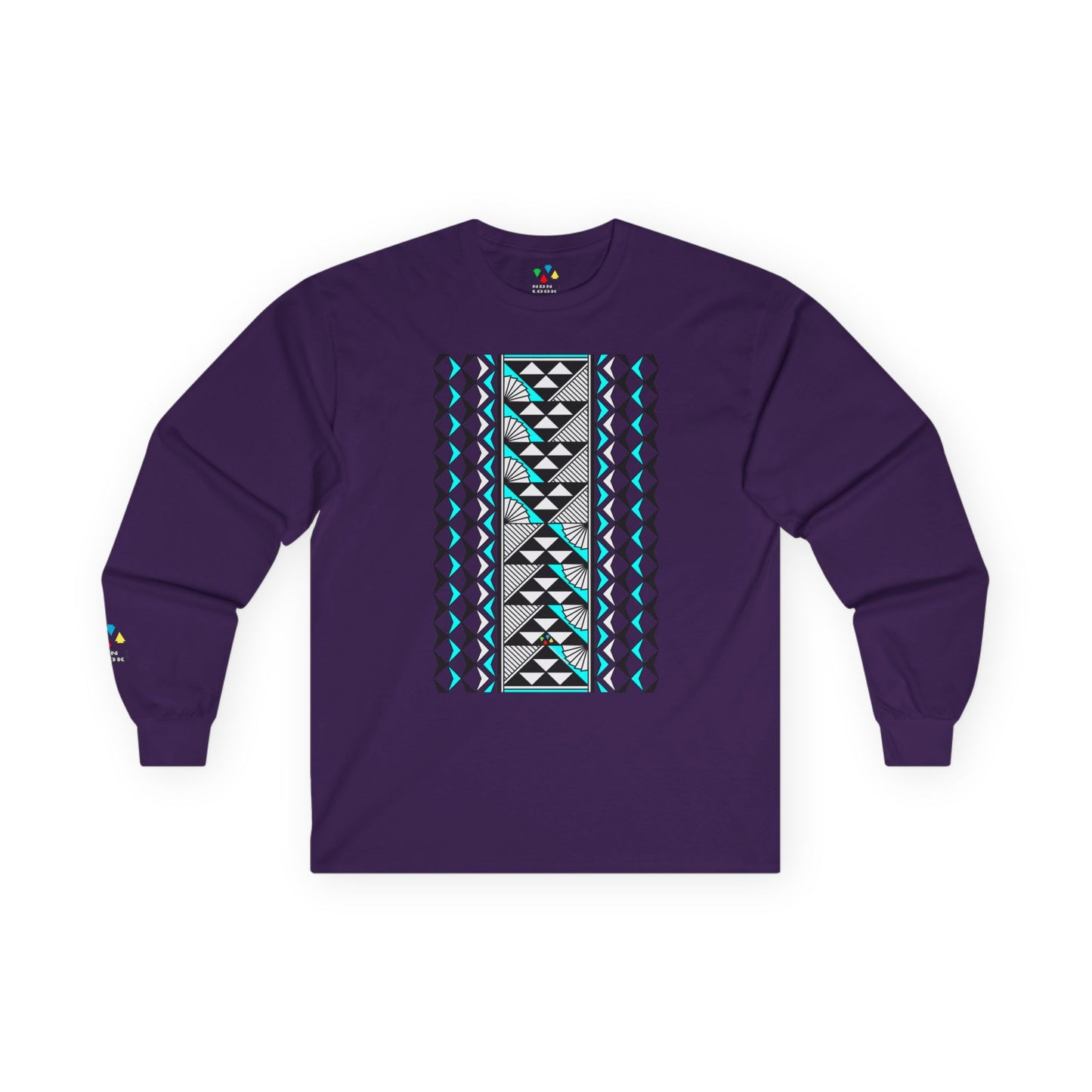 Sun and Rain in Turquoise Unisex Long Sleeve Tee