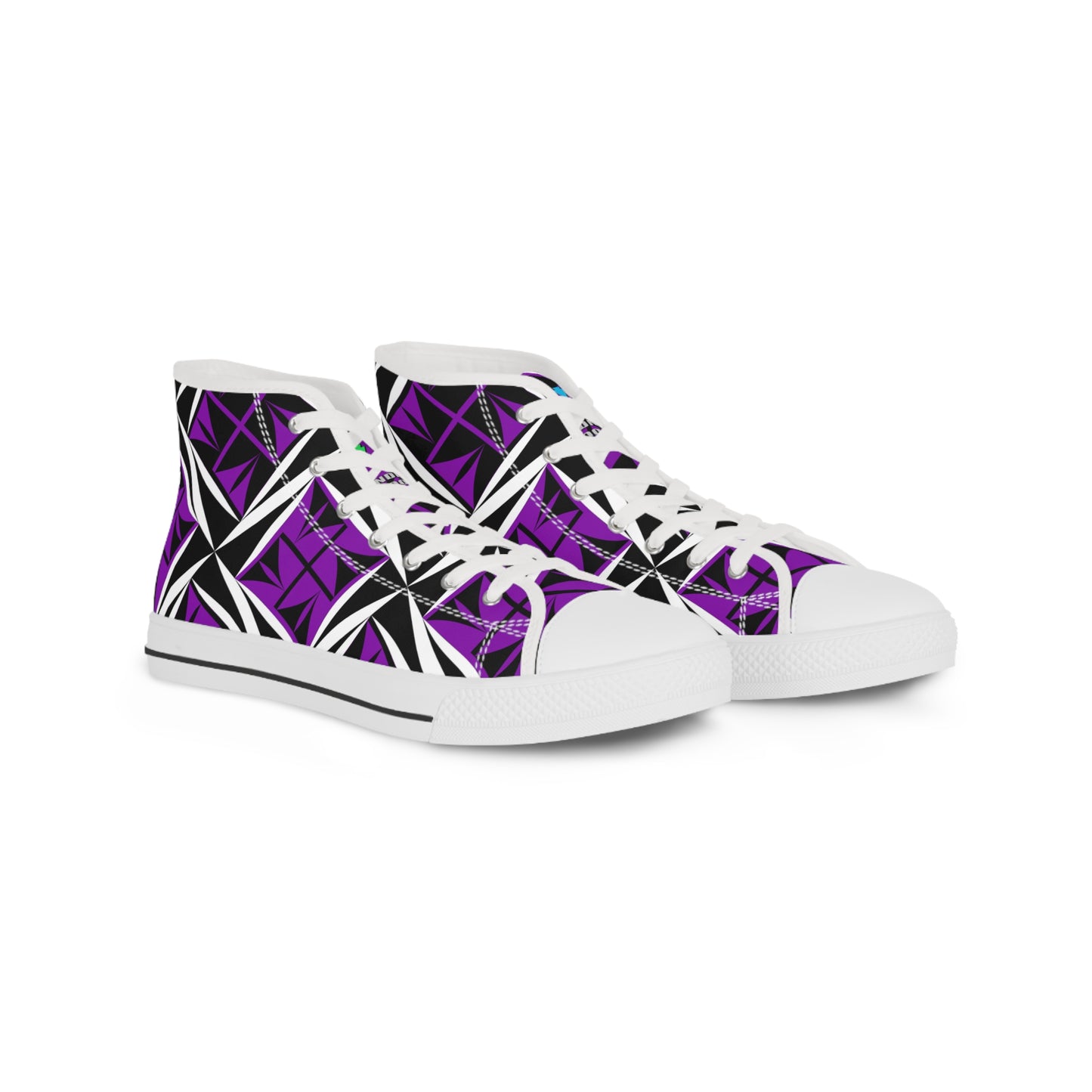Sacred Winds in Purple High Top Sneakers
