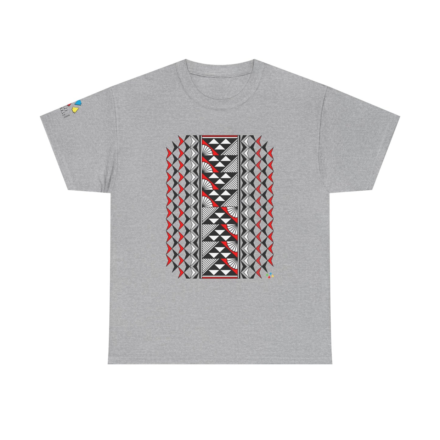 Sun and Rain in Red Gildan Unisex Tee