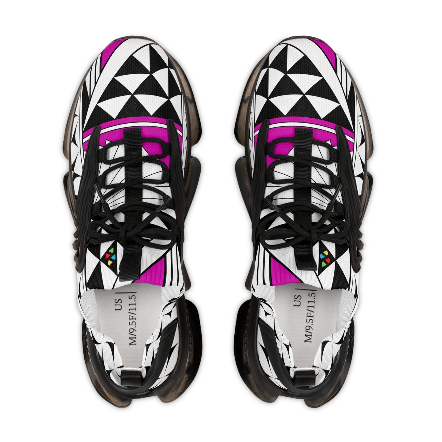 Southwest Sunrise in Pink Men's Mesh Sneakers