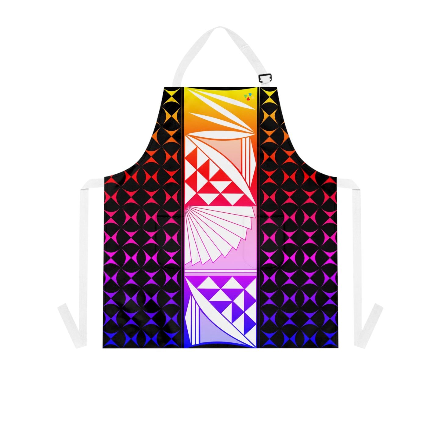 Rainbow Sunrise Two Pocket Apron