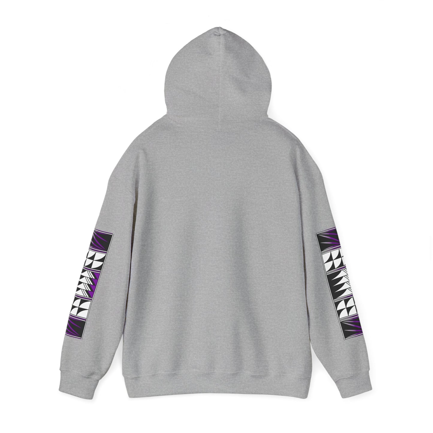 Blessed Feathers in Purple Unisex Hoodie