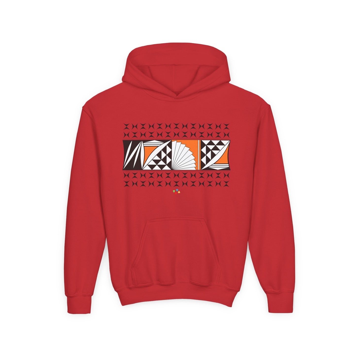 Orange Southwest Sunrise Youth Heavy Blend Hooded Sweatshirt