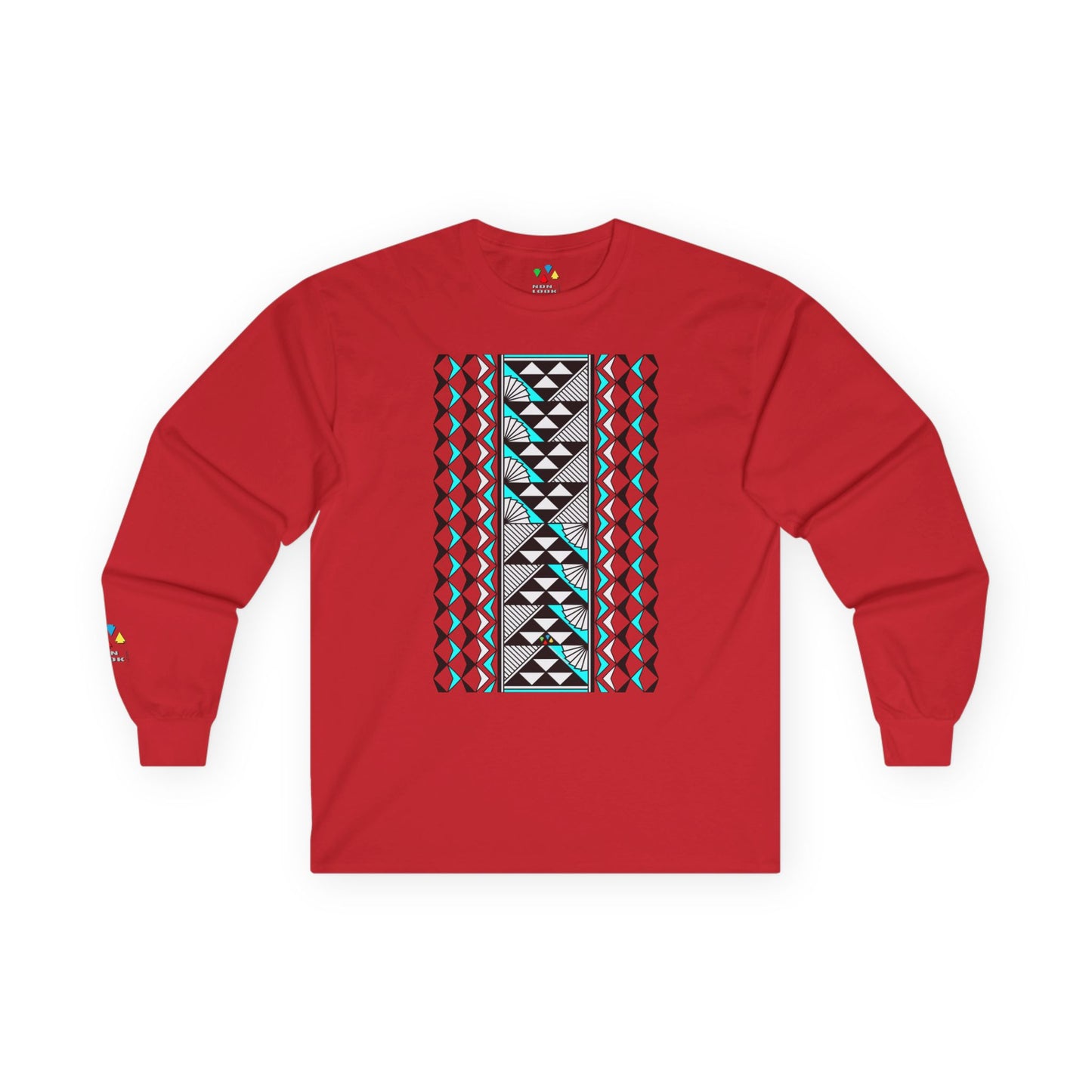 Sun and Rain in Turquoise Unisex Long Sleeve Tee
