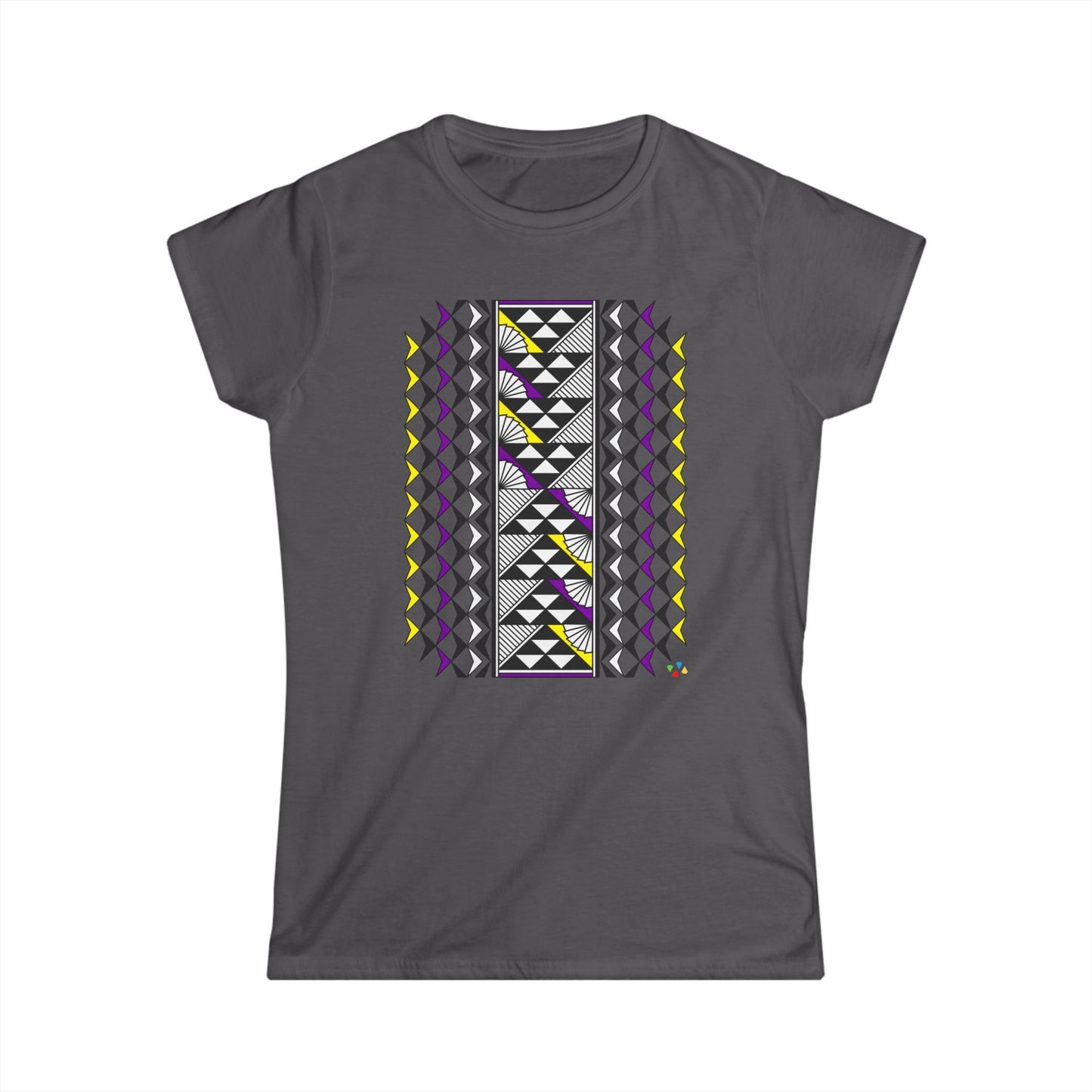 Purple/Yellow Southwest Sun and Rain Women's Softstyle Tee