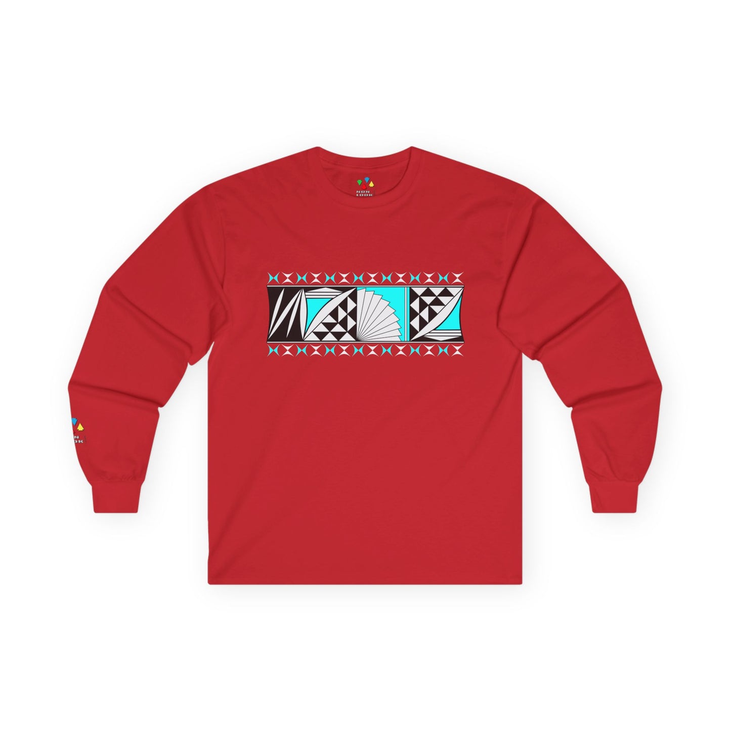 Southwest Sunrise in Turquoise Unisex Long Sleeve Tee