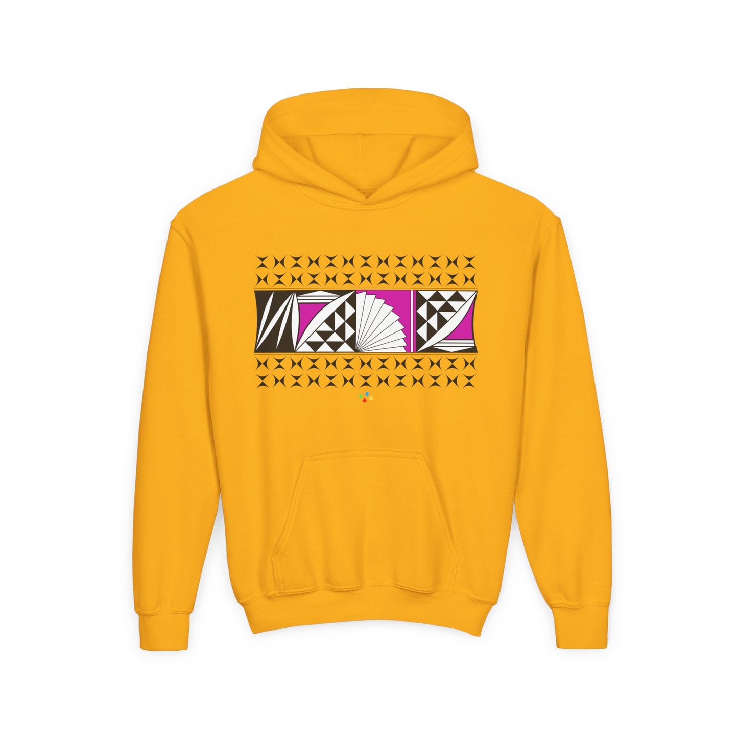 Pink Southwest Sunrise Youth Heavy Blend Hooded Sweatshirt