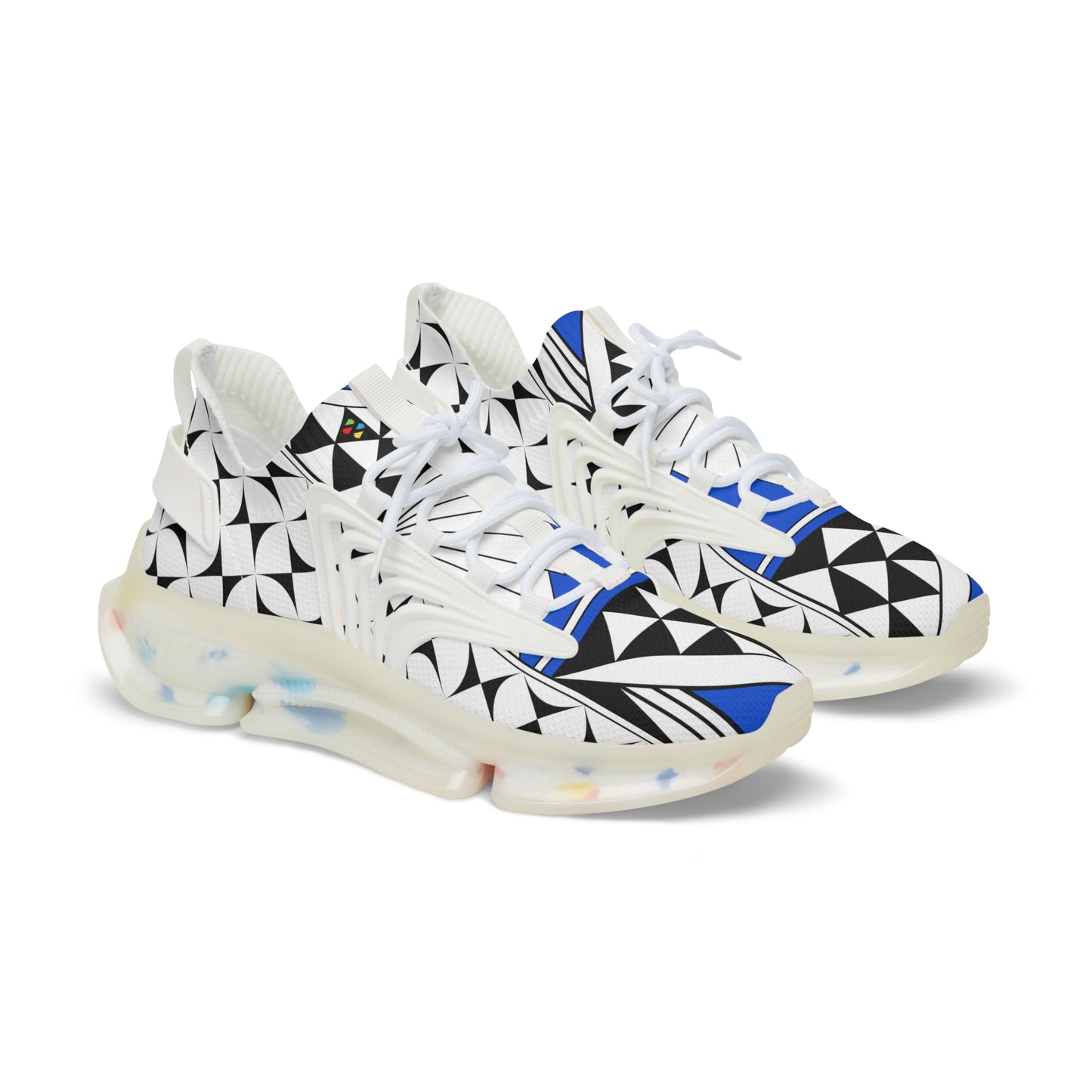 Southwest Sunrise in Blue Men's Mesh Sneakers