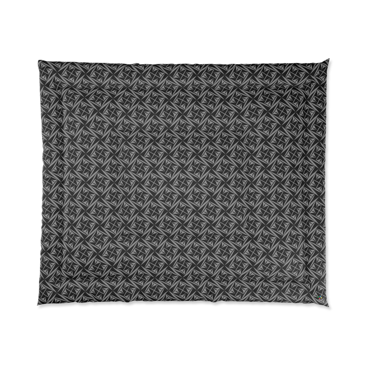 Sacred Winds in Charcoal Comforter