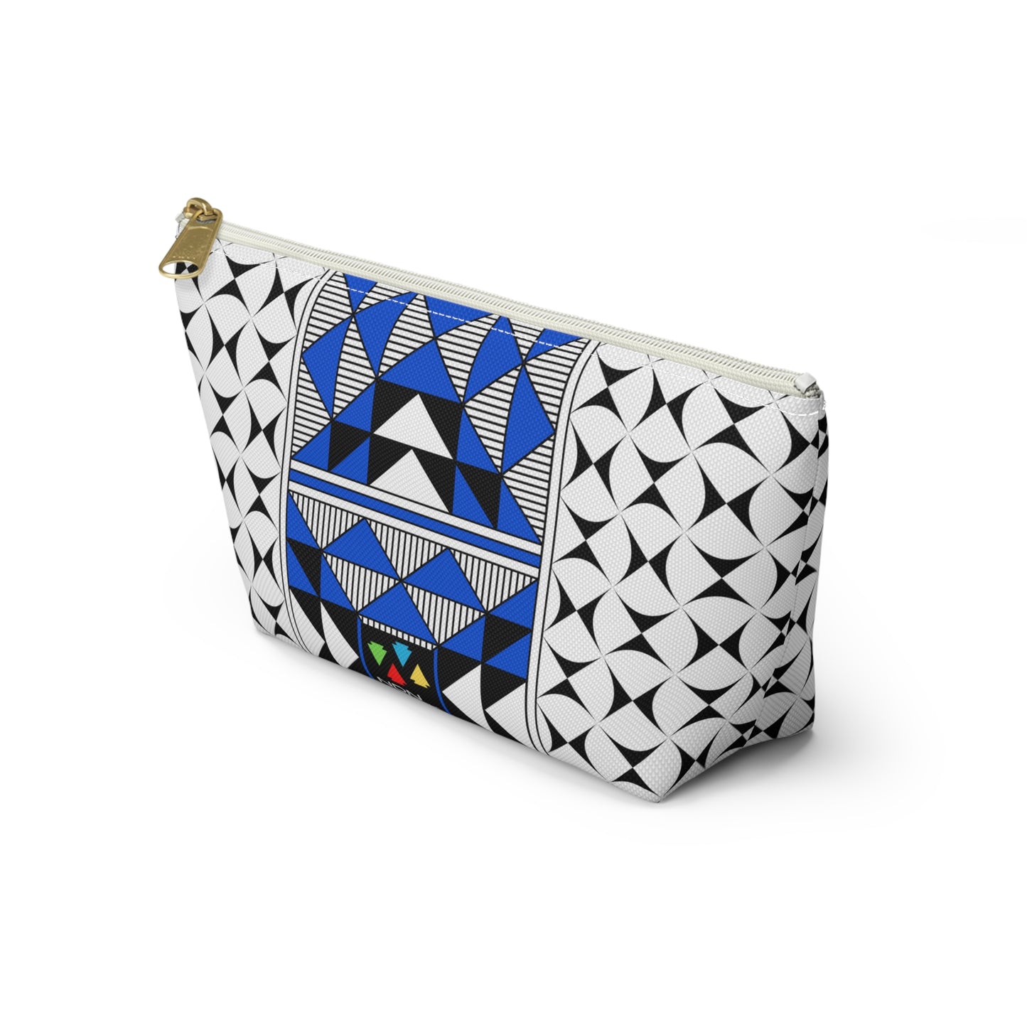 Sacred Mountains in Blue Pouch w T-bottom