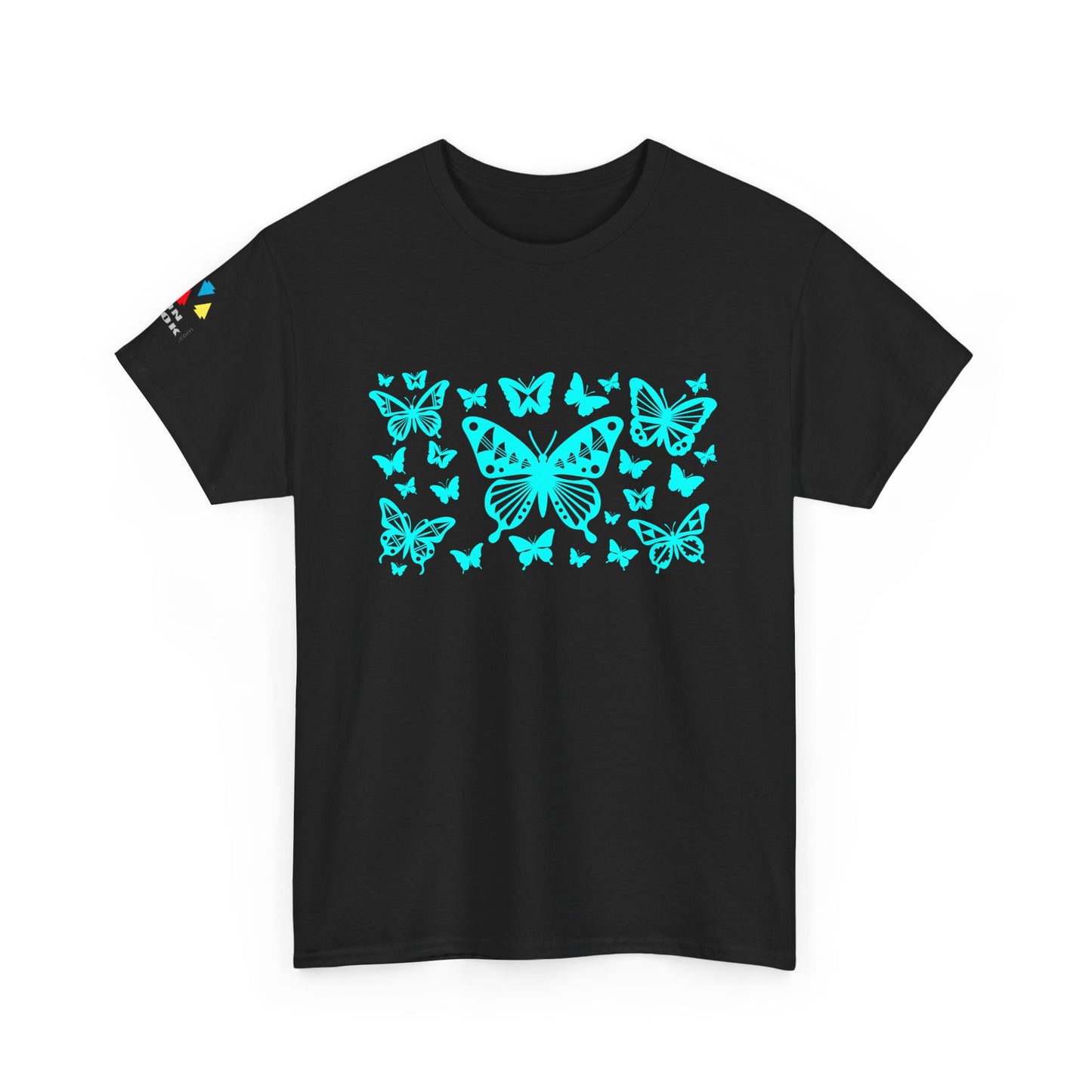 Butterfly Dance in Turquoise Gildan Unisex Tee