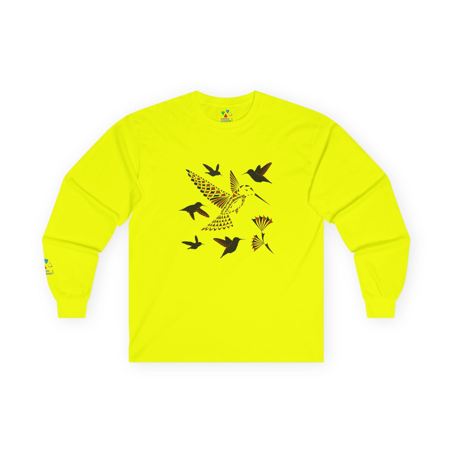 Hummingbird Blessing in Rust Unisex Long Sleeve Tee