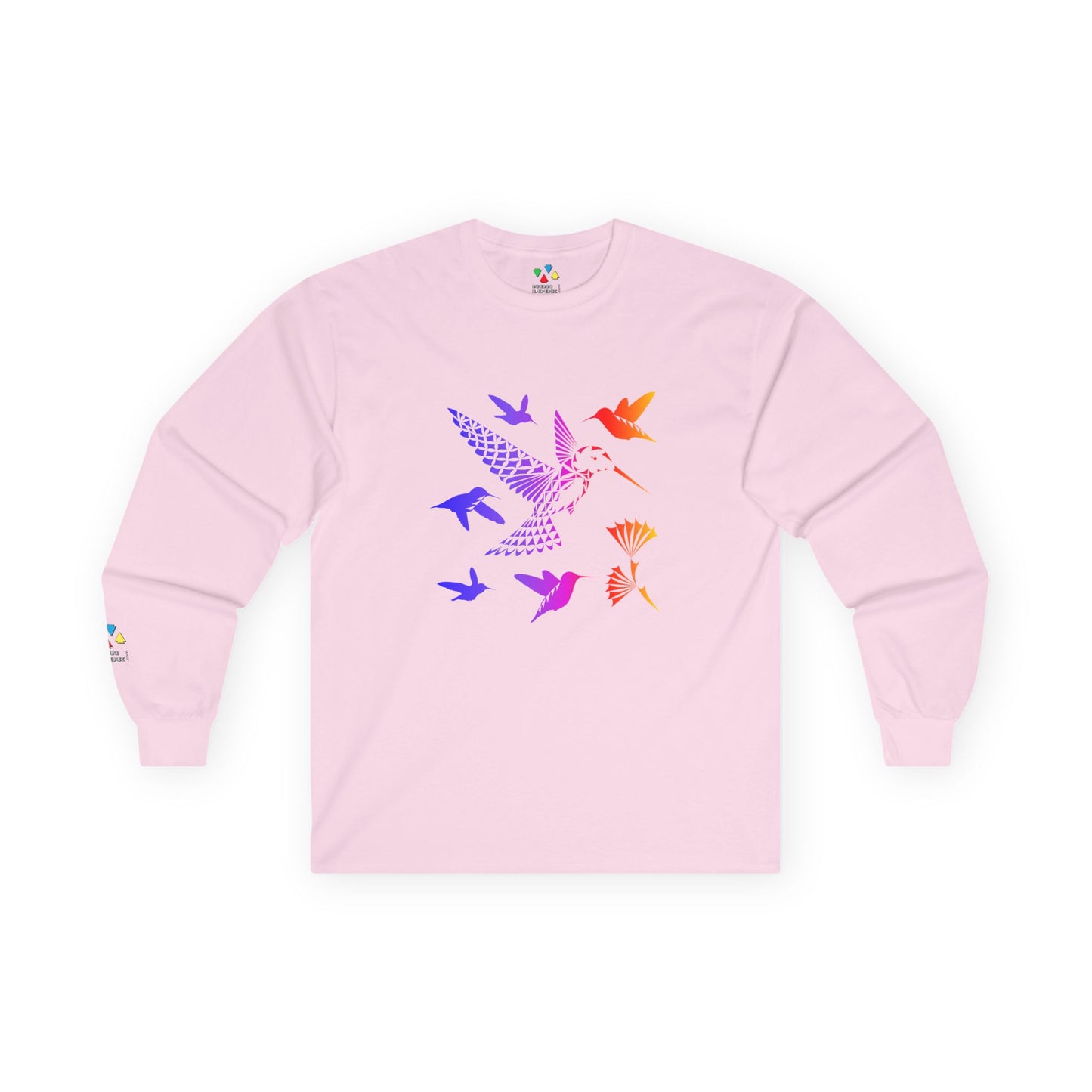 Rainbow Hummingbird Blessing Unisex Long Sleeve Tee