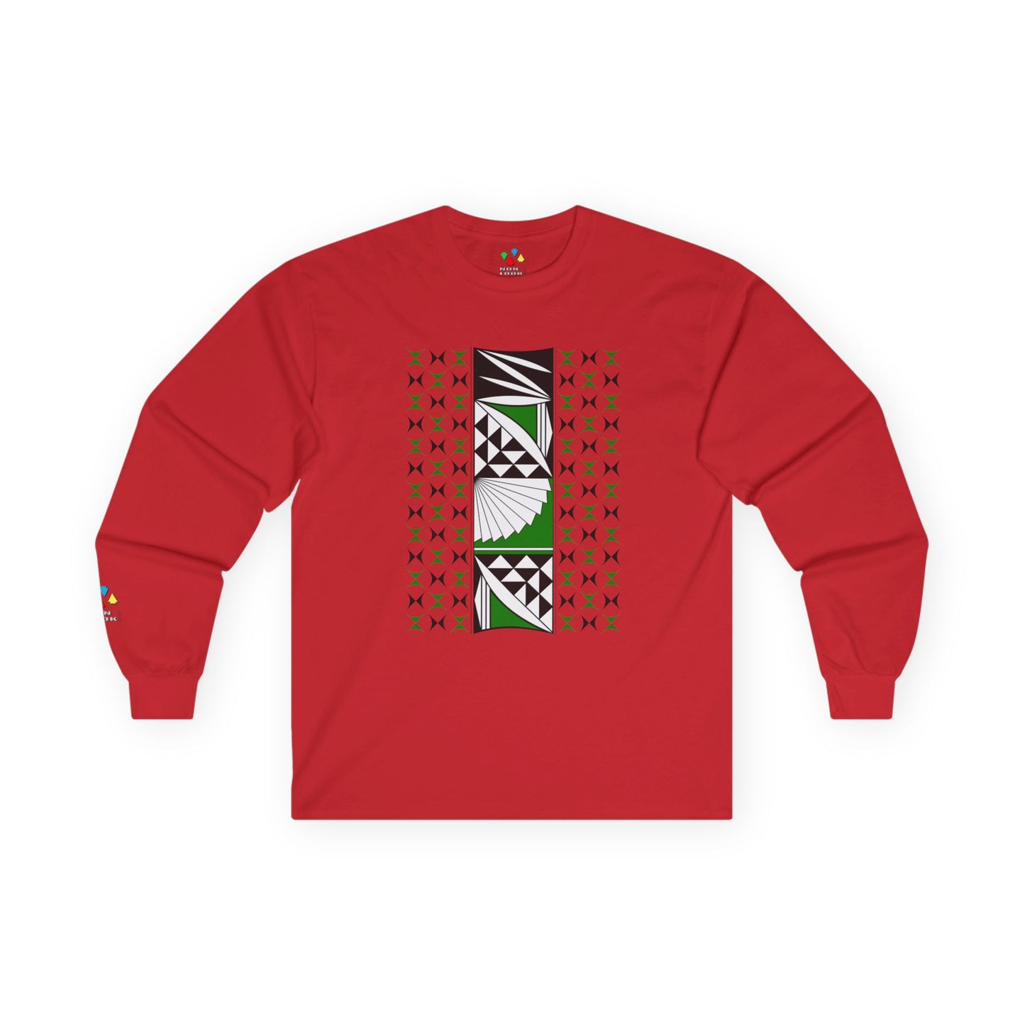 Southwest Sunrise in Green Unisex Long Sleeve Tee