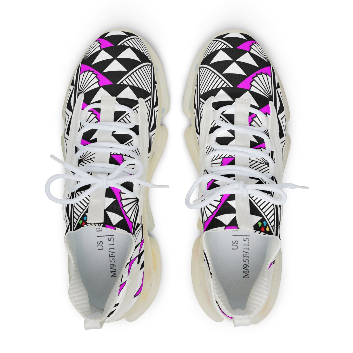 Sun and Rain in Pink Men's Mesh Sneakers