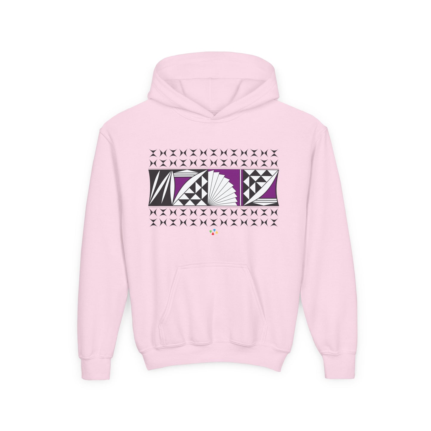Purple Southwest Sunrise Youth Heavy Blend Hooded Sweatshirt