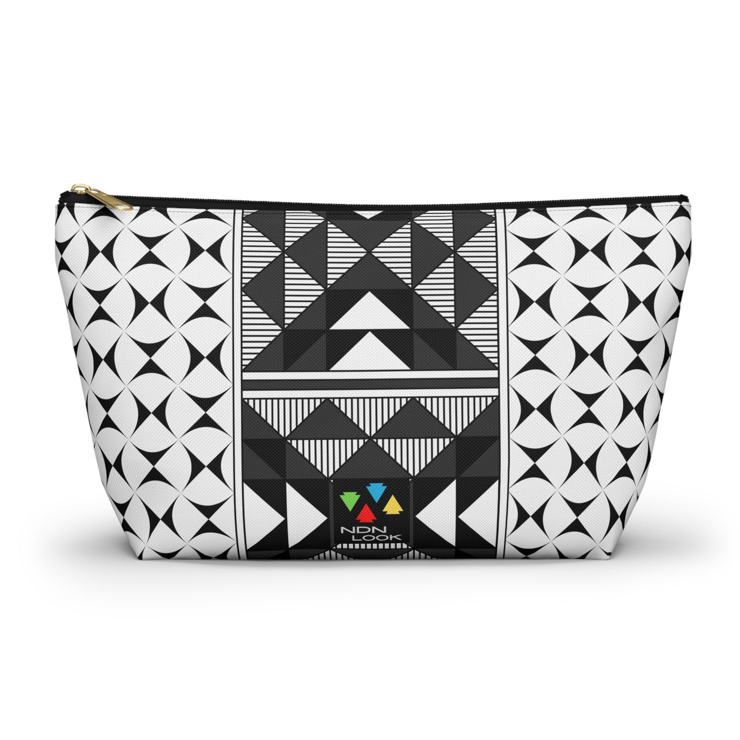 Sacred Mountains in Charcoal Pouch w T-bottom