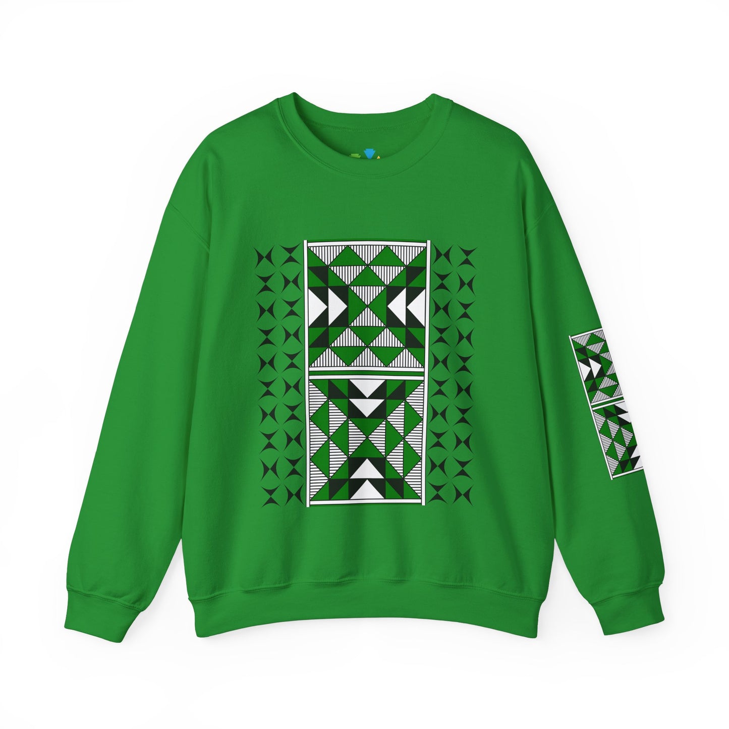 Sacred Mountains in Green Unisex Sweatshirt