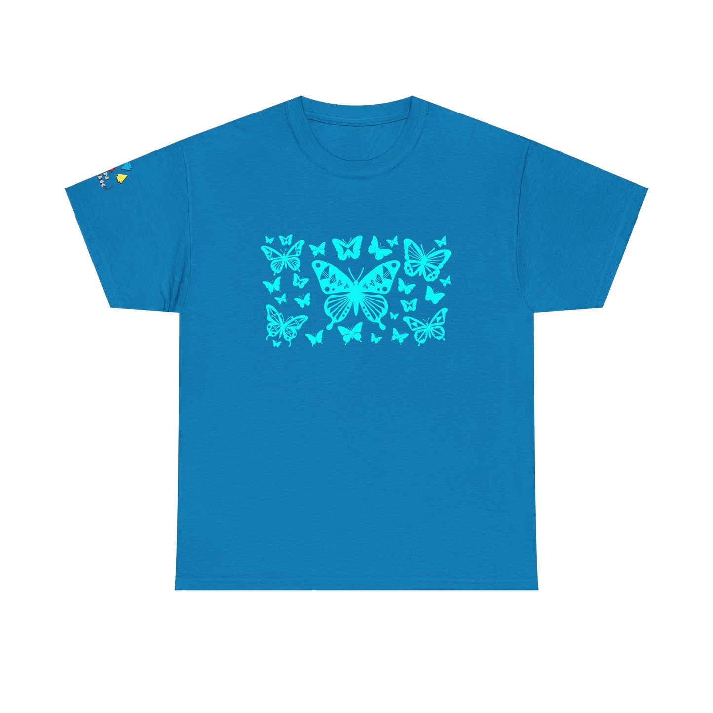 Butterfly Dance in Turquoise Gildan Unisex Tee