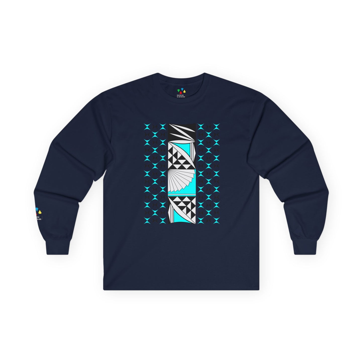 Southwest Sunrise in Turquoise Unisex Long Sleeve Tee