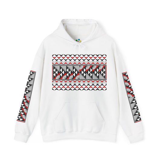 Sun and Rain in Red Unisex Hoodie