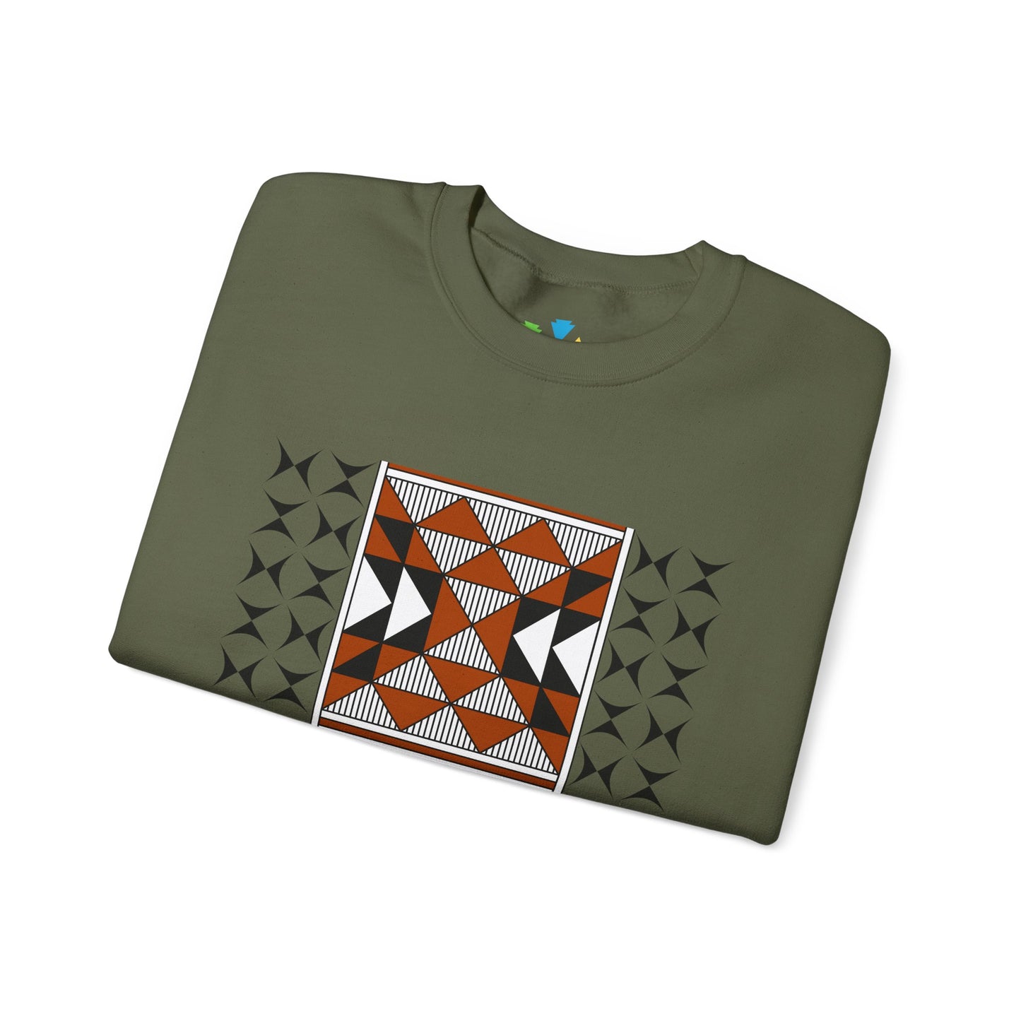 Sacred Mountains in Rust Unisex Sweatshirt
