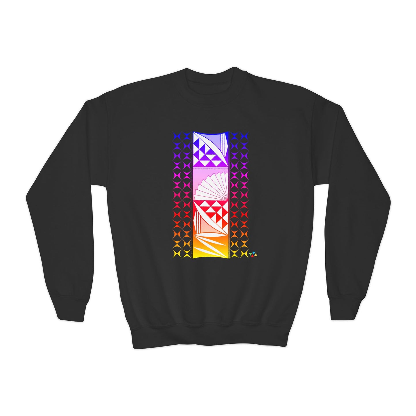 Rainbow Sunrise Youth Crewneck Sweatshirt
