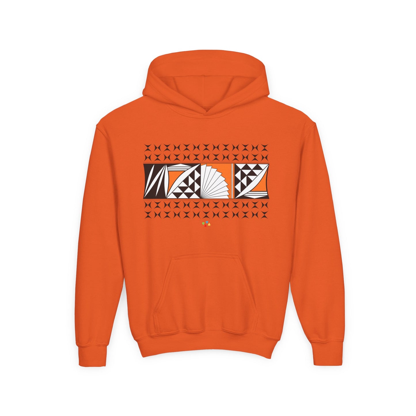 Orange Southwest Sunrise Youth Heavy Blend Hooded Sweatshirt
