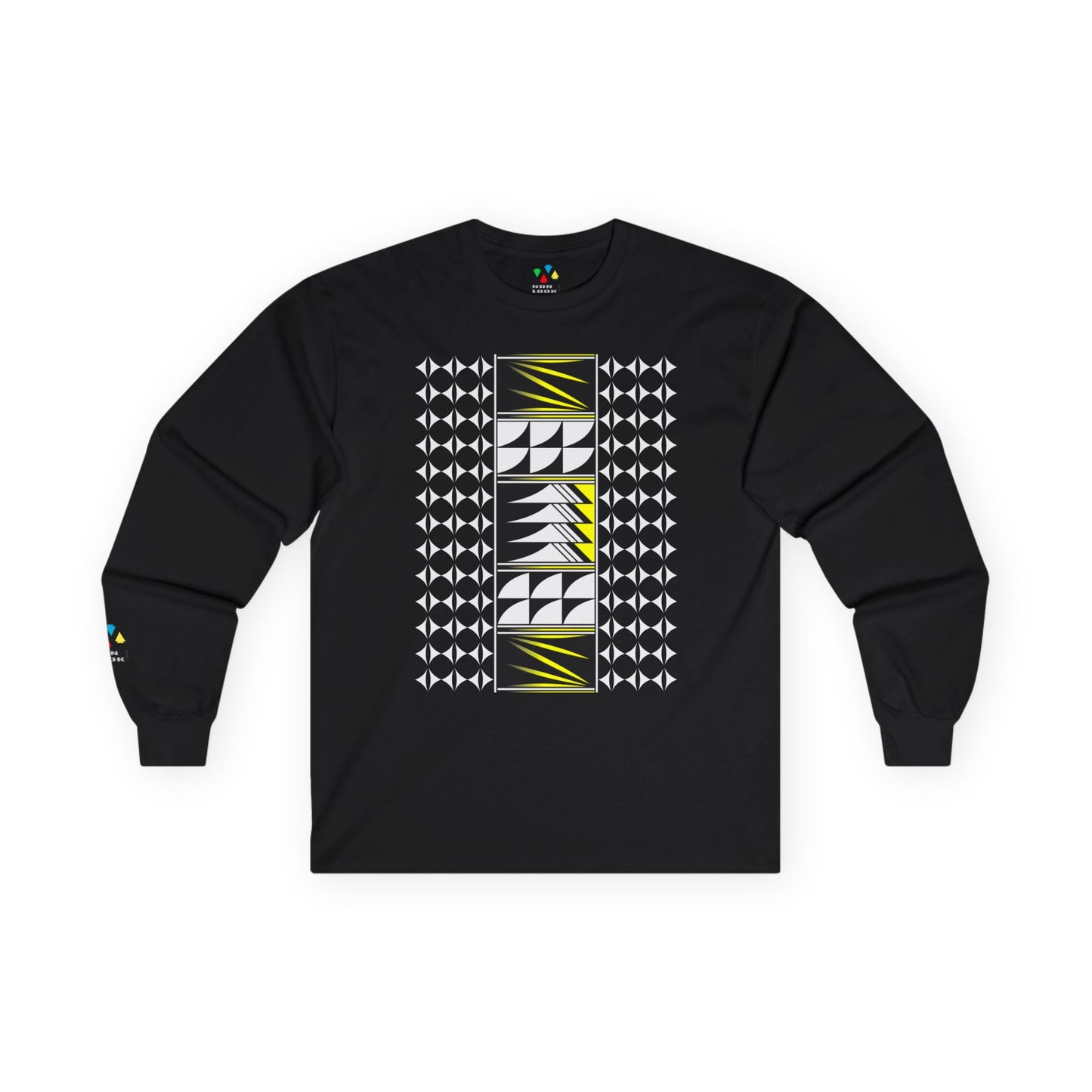 Feather Blessings in Yellow Unisex Long Sleeve Tee