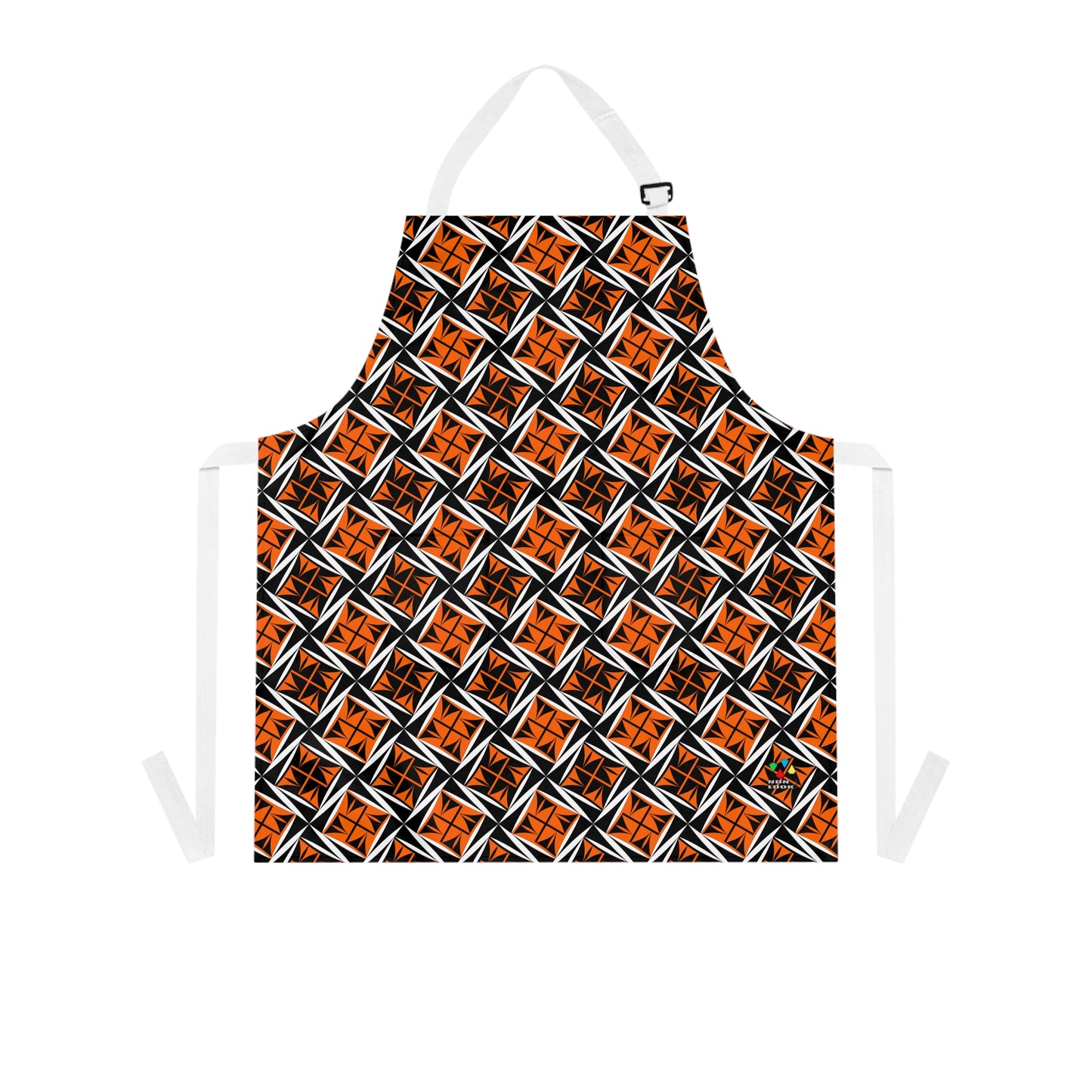 Sacred Winds in Orange Two Pocket Apron