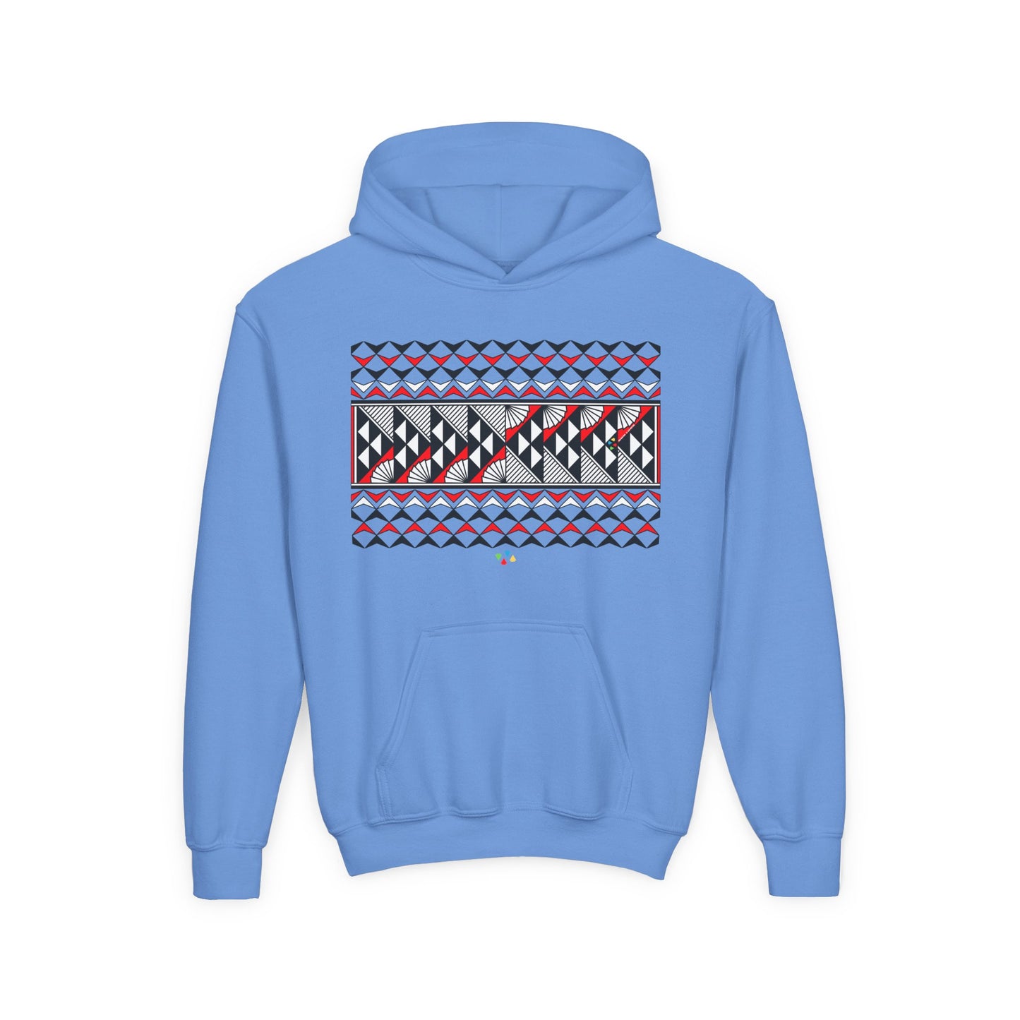 Red Rain and Sun Youth Heavy Blend Hooded Sweatshirt