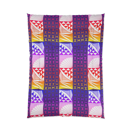 Southwest Sunrise in Purple Rainbow Comforter