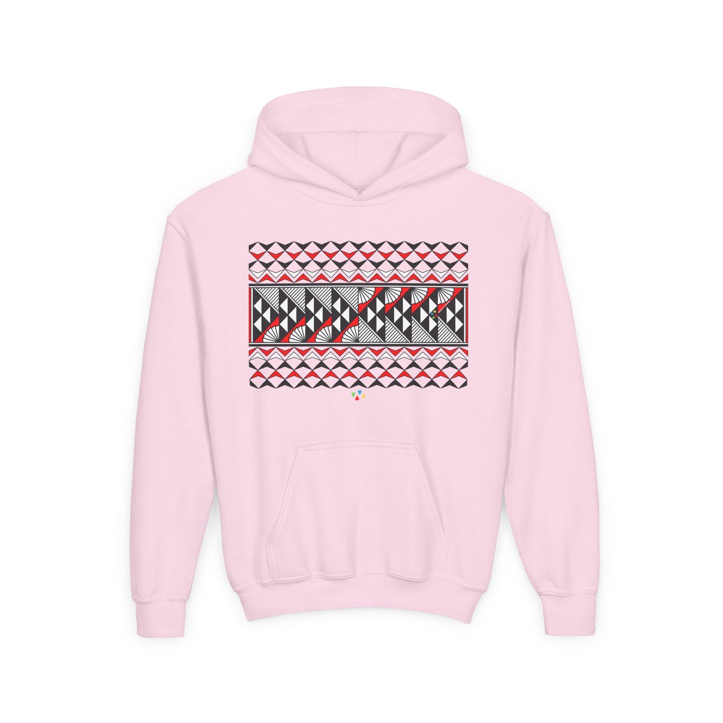Red Rain and Sun Youth Heavy Blend Hooded Sweatshirt