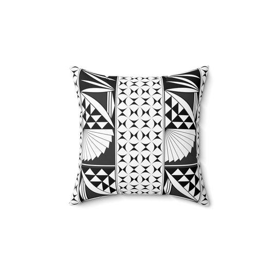 Southwest Sunrise in Charcoal Square Pillow