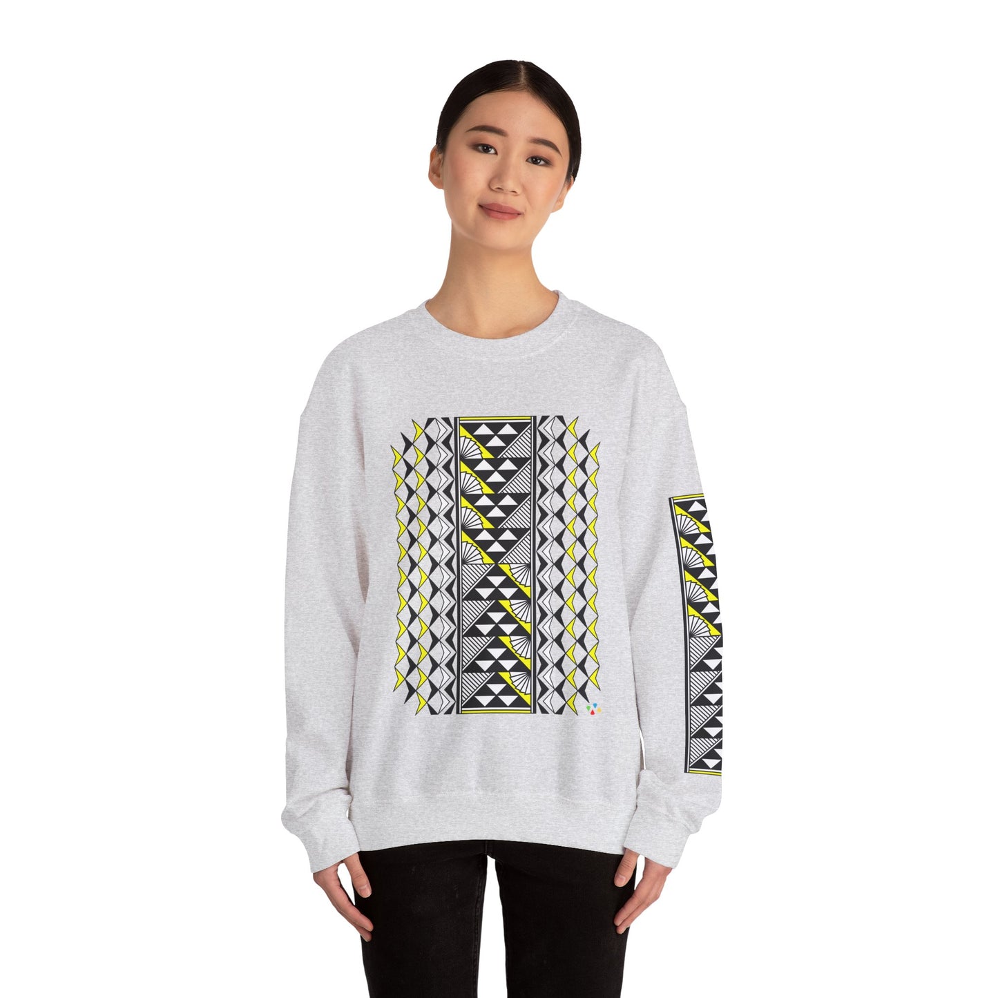 Sun and Rain in Yellow Unisex Sweatshirt