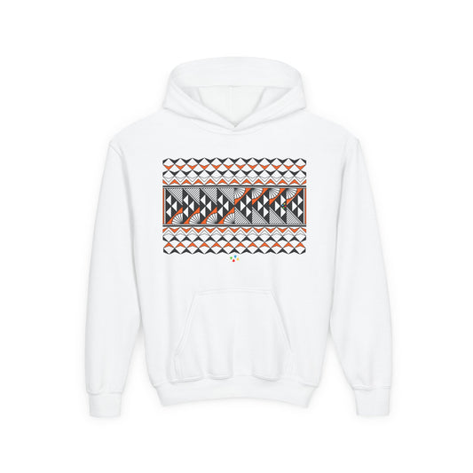 Orange Rain and Sun Youth Heavy Blend Hooded Sweatshirt