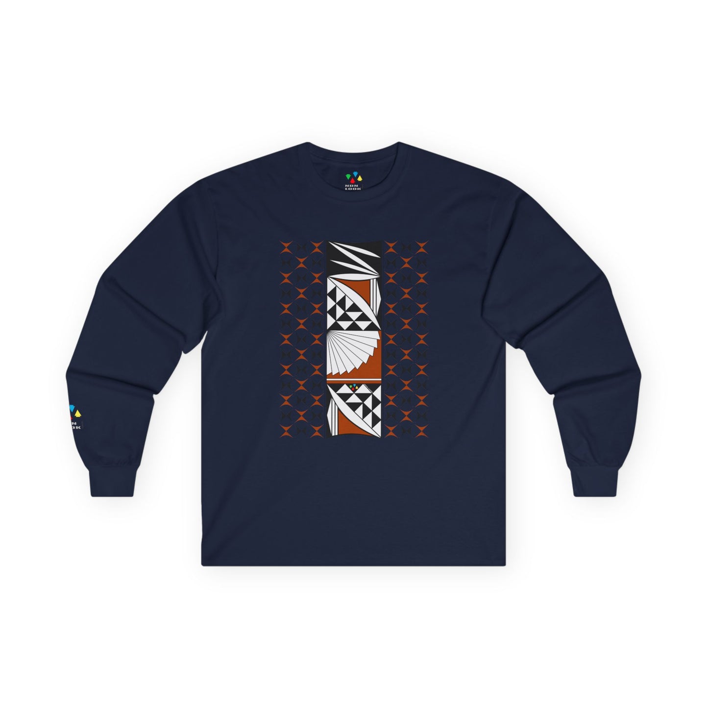 Southwest Sunrise in Rust Unisex Long Sleeve Tee