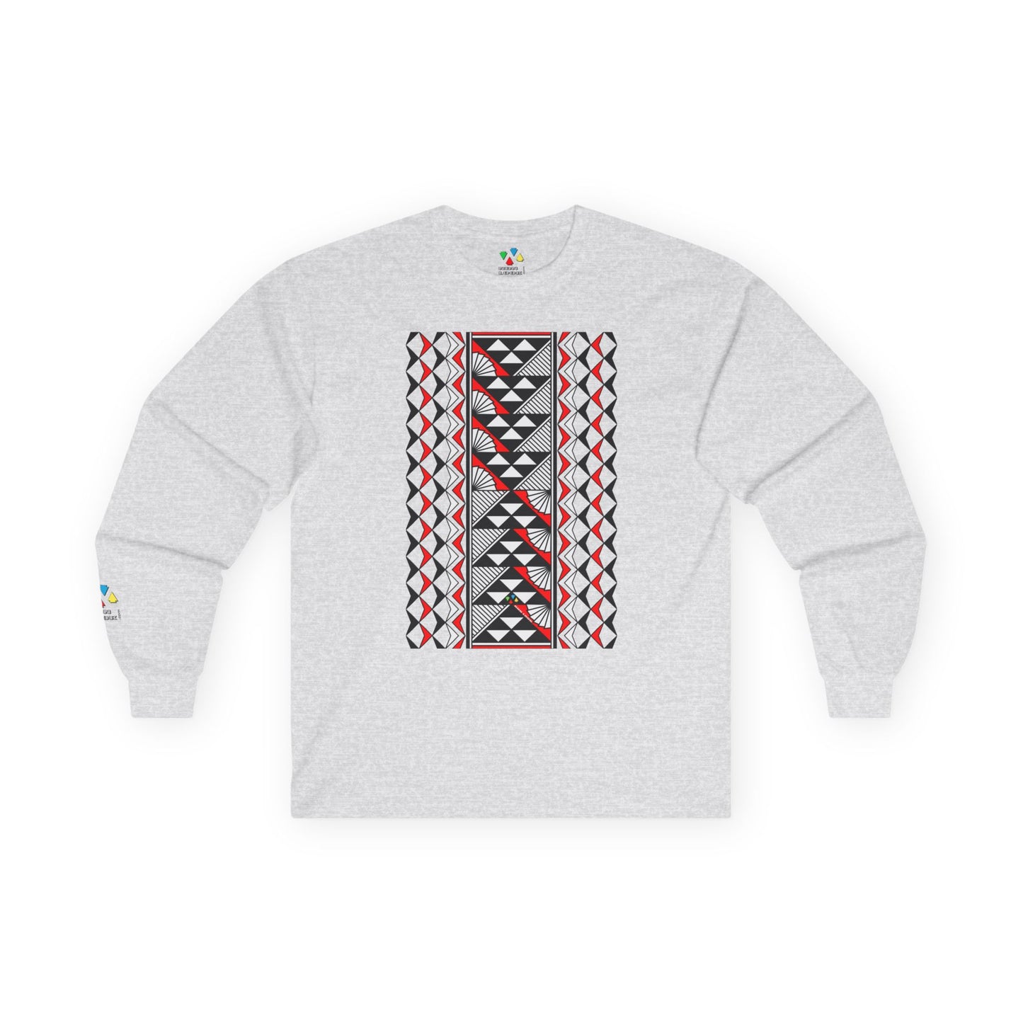 Sun and Rain in Red Unisex Long Sleeve Tee