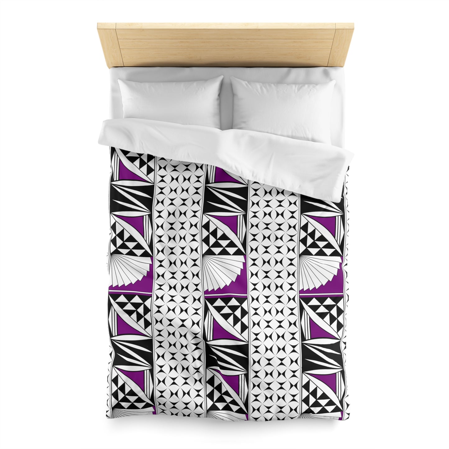 Southwest Sunrise in Purple Microfiber Duvet Cover