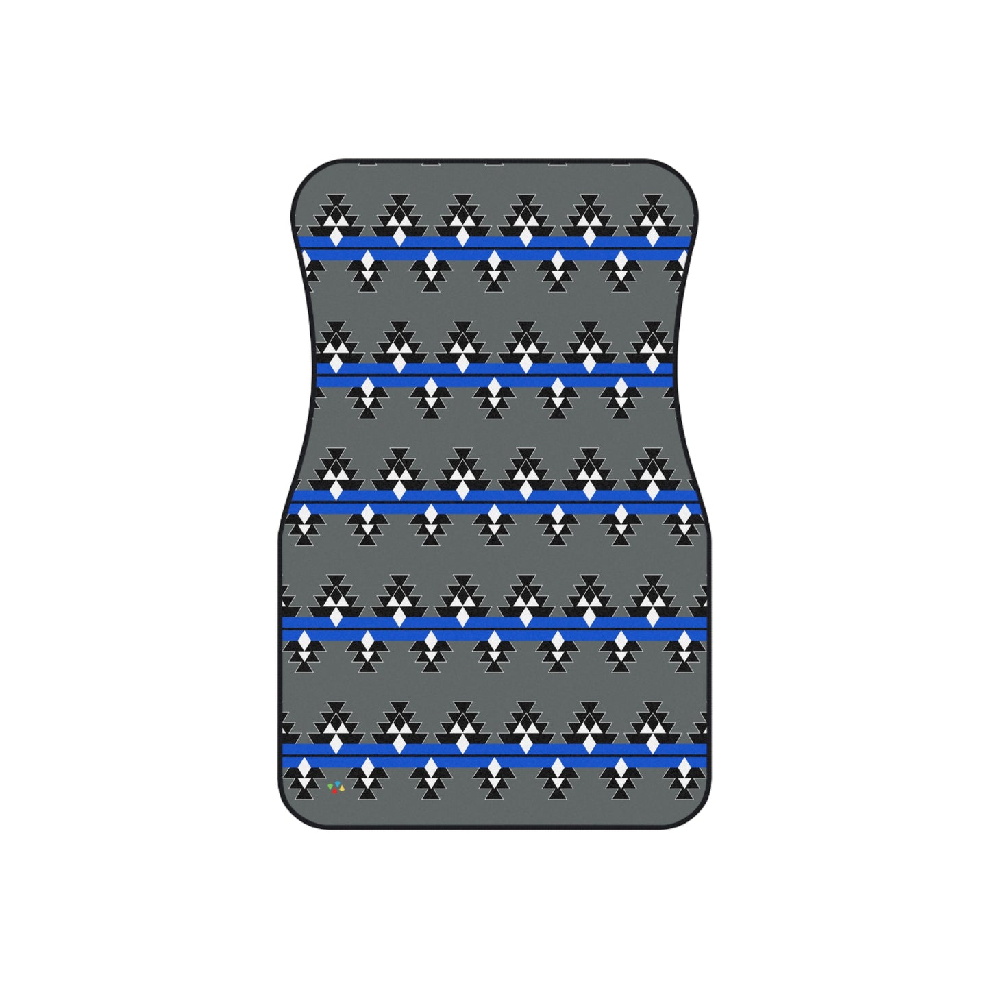 Blue Native Woven Stories Car Mats (Set of 4)