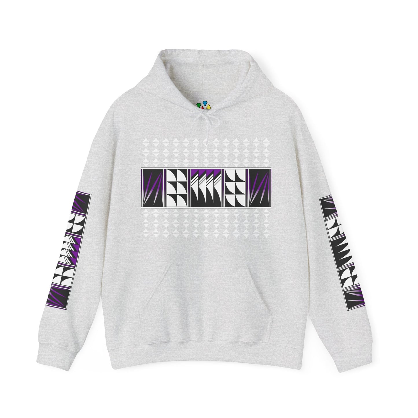 Blessed Feathers in Purple Unisex Hoodie