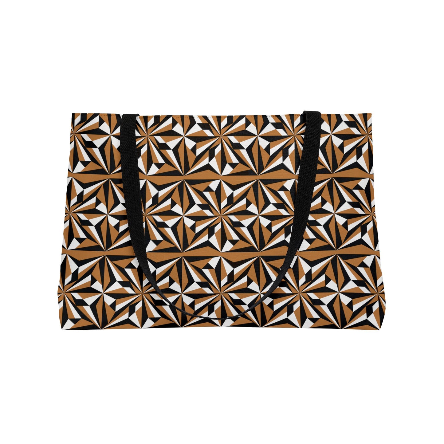 Brown Morning Star Weekender Tote Bag