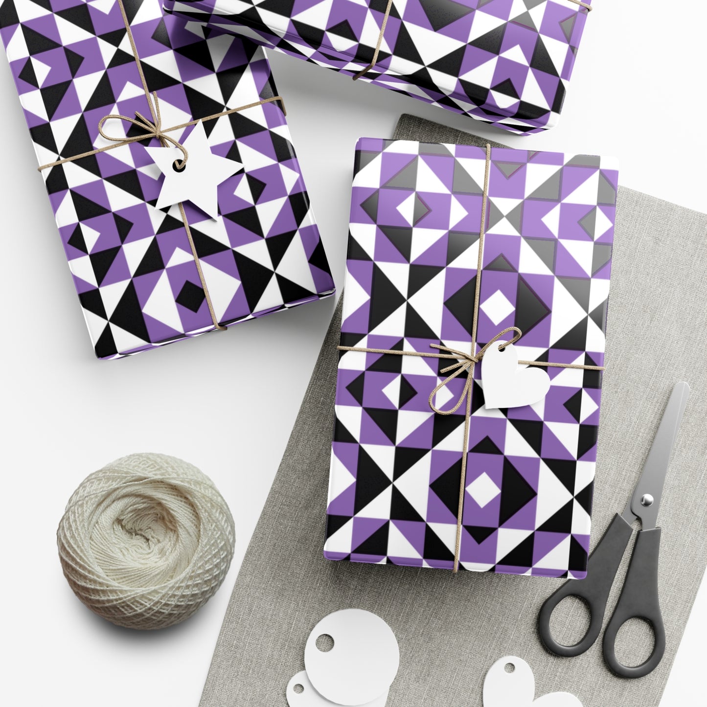 Light Purple Sacred Mountains Gift Wrap Papers