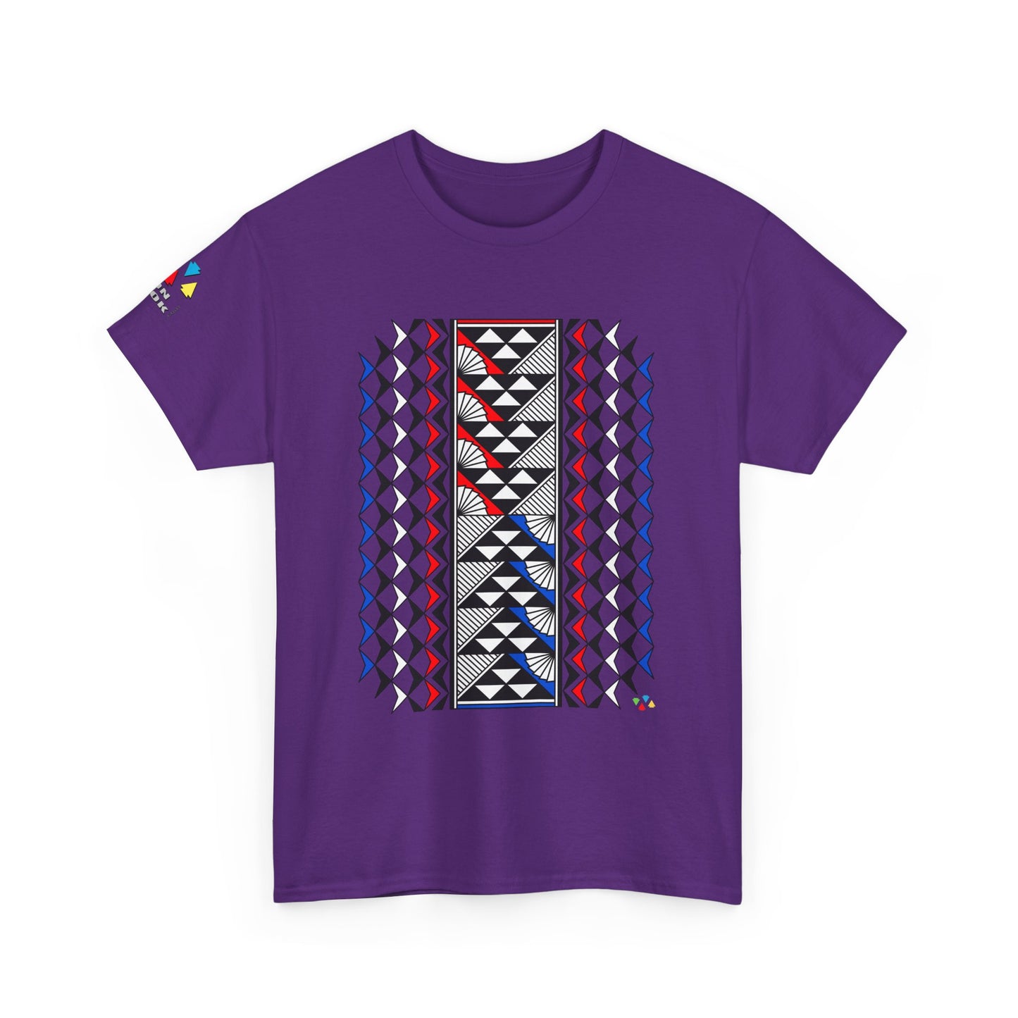 Sun and Rain in Red/White/Blue Gildan Unisex Tee