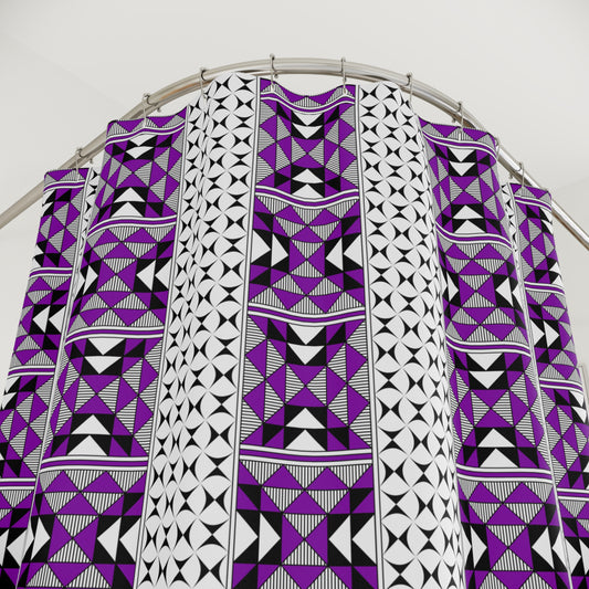 Southwest Mountains in Purple Shower Curtains