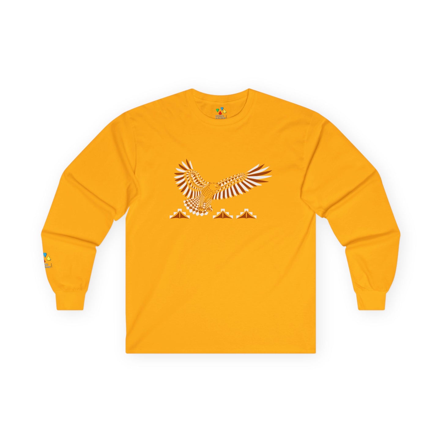 Soaring Eagle in Rust Unisex Long Sleeve Tee