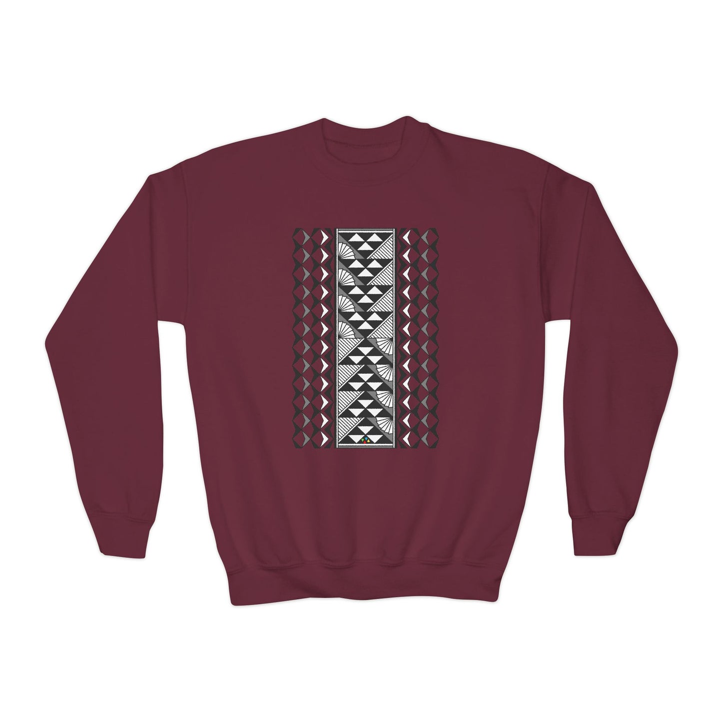 Rain and Sun in Gray Youth Crewneck Sweatshirt