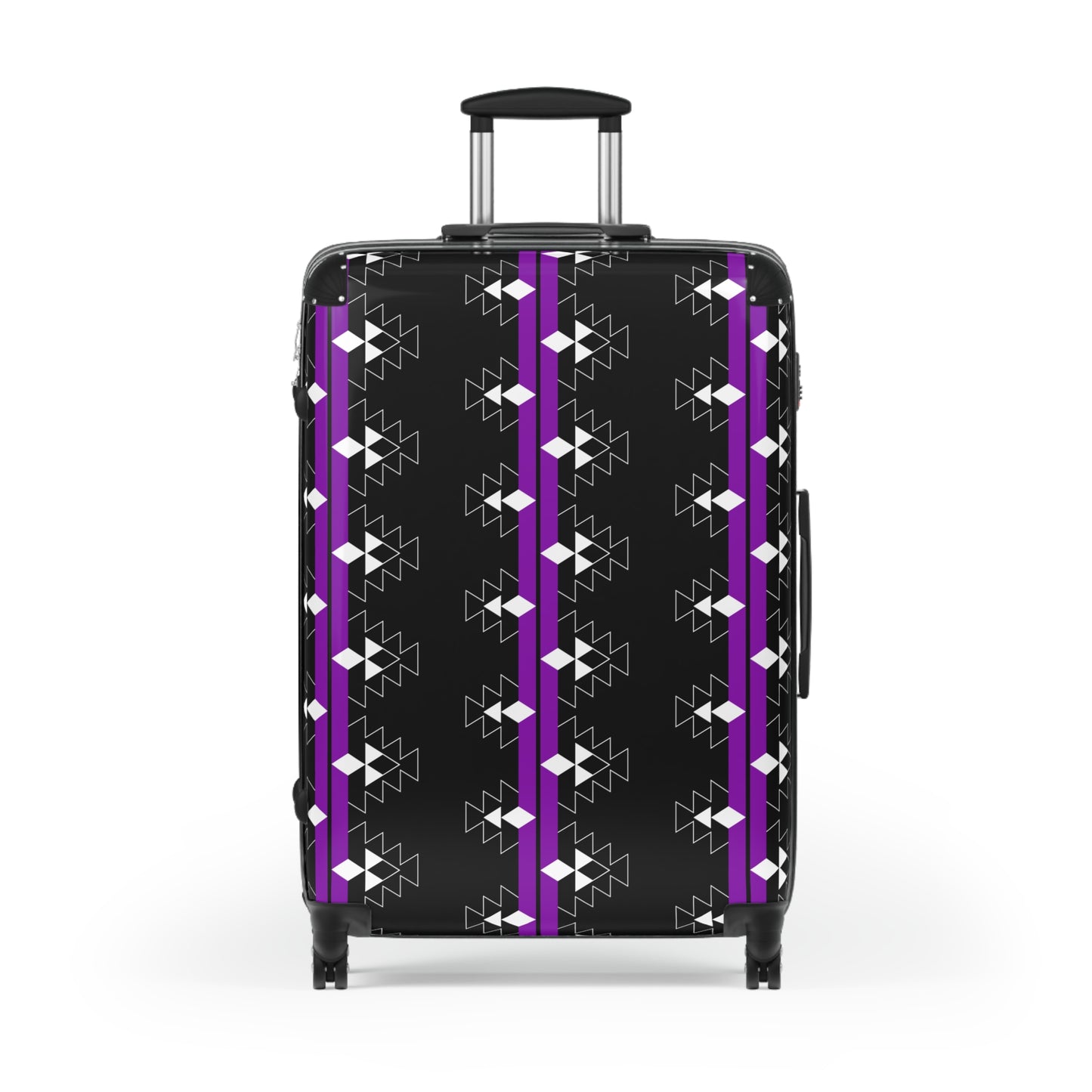 Purple Native Woven Stories Suitcases
