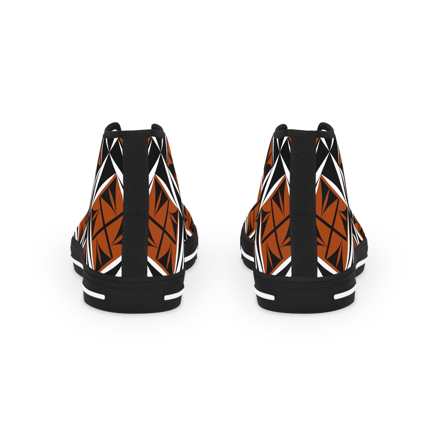 Sacred Winds in Rust High Top Sneakers